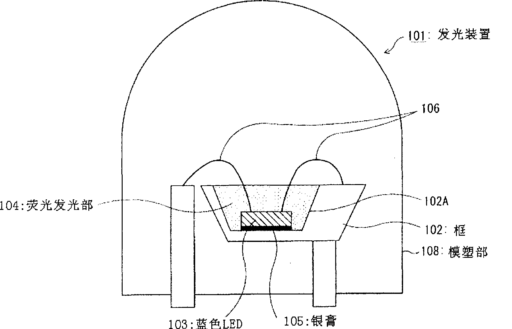 Light-emitting device, white light-emitting device, illuminator, and image display