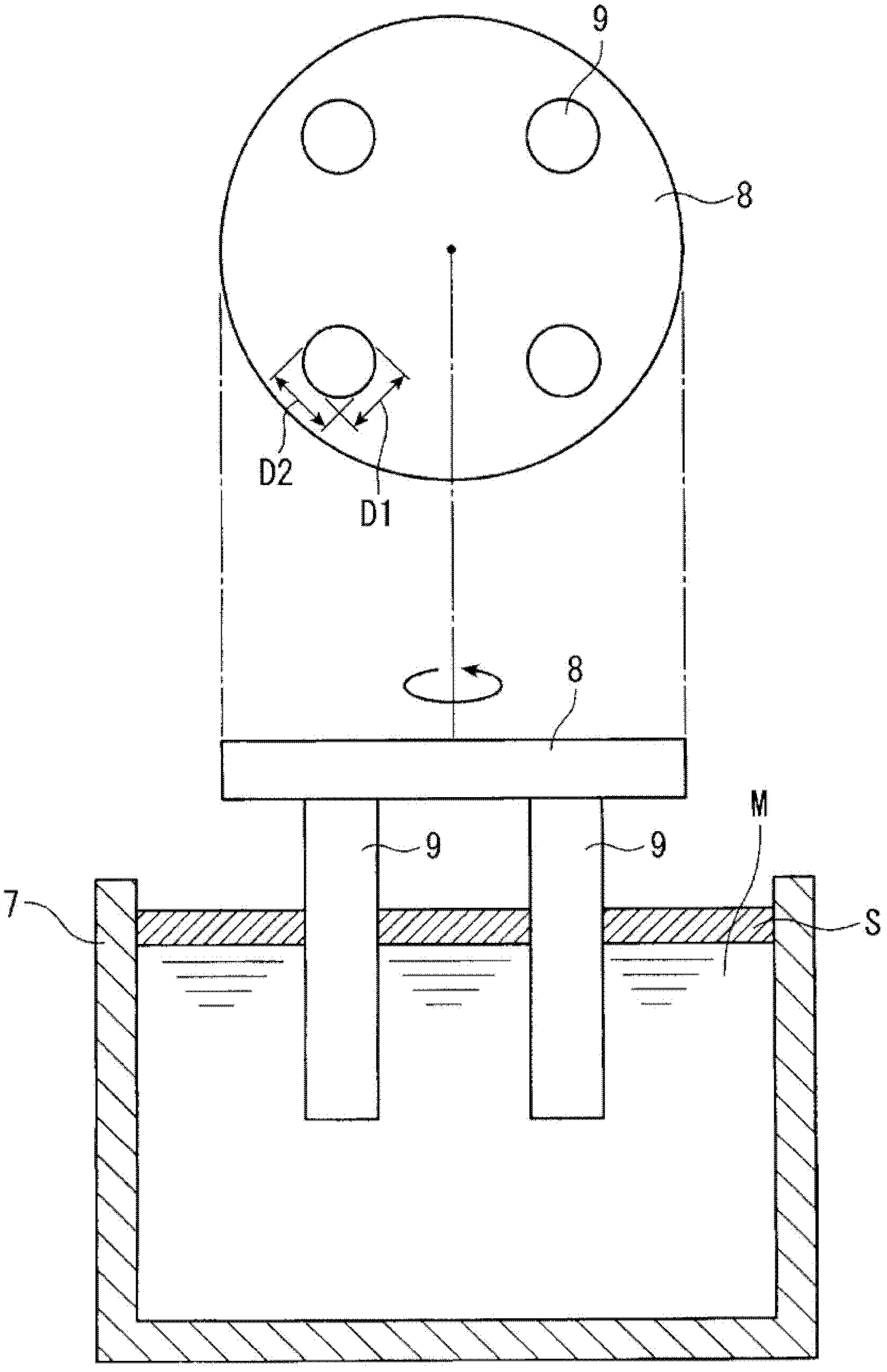 Method for continuously casting steel, and refractory used in continuous casting of steel