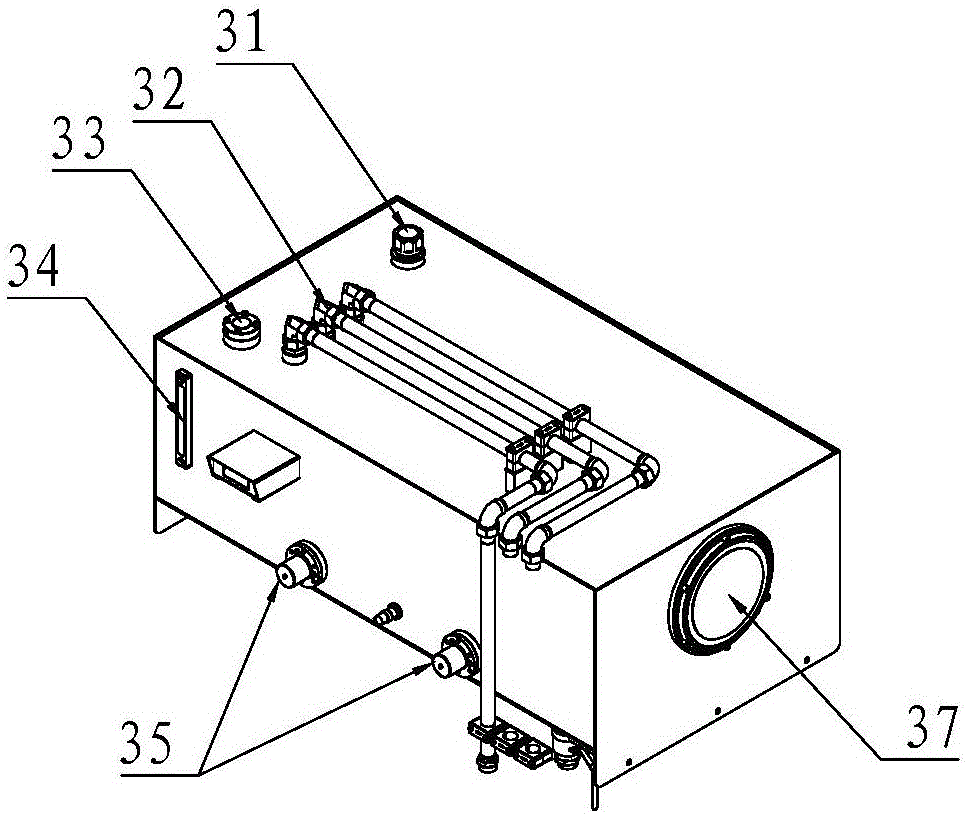 Shear type crusher hydraulic station