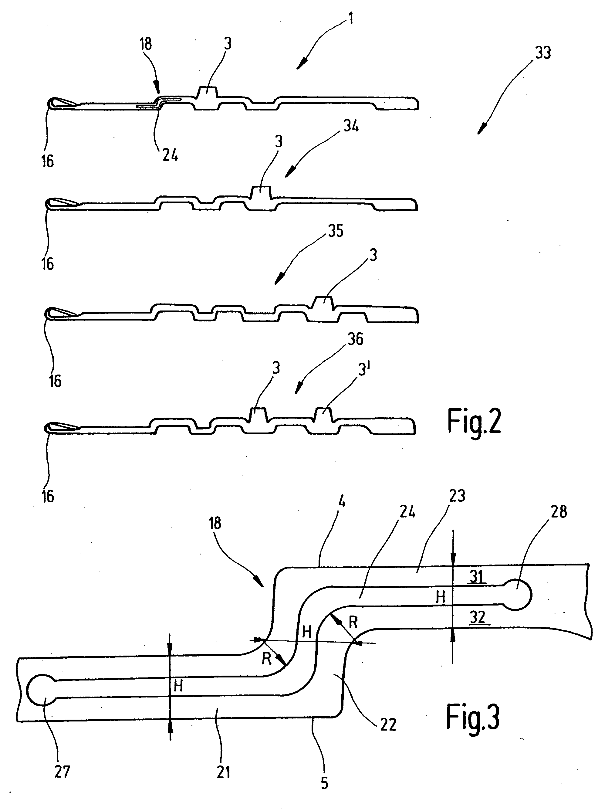 Knitting machine needle