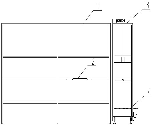 A mobile stacking dense storage warehouse