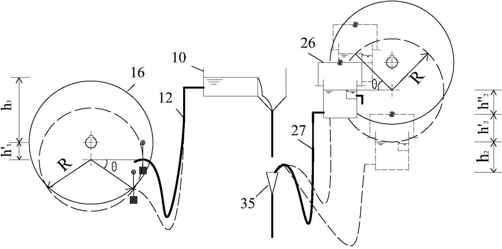 Double-valve double-disc adjustable water quality fluctuation generator and use method thereof