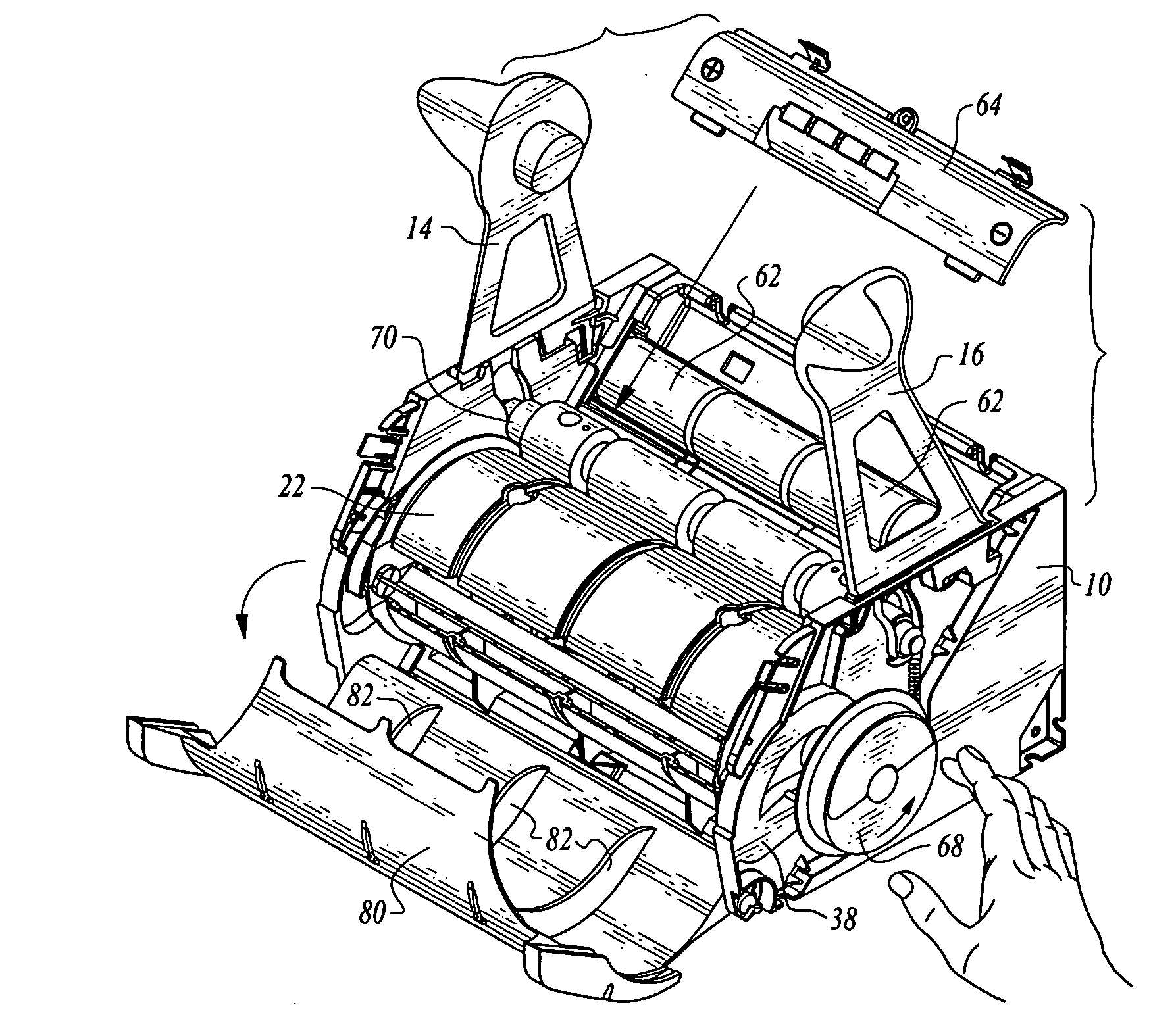 Paper toweling dispenser apparatus