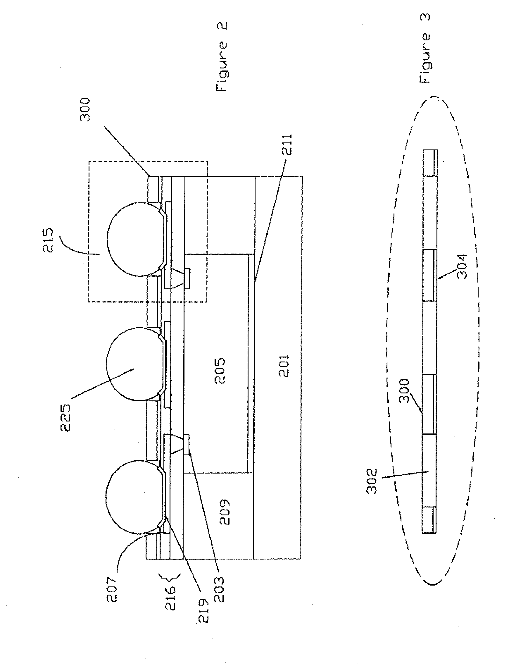 Inter-connecting structure for semiconductor package and method of the same