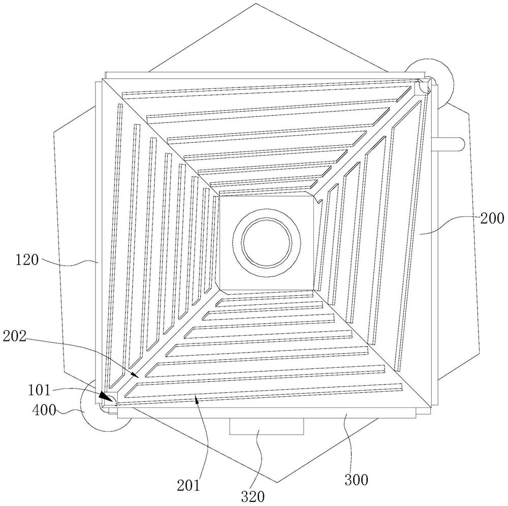 Three-dimensional low-voltage distribution box