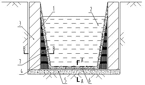 Rural sewage drainage pretreatment open channel