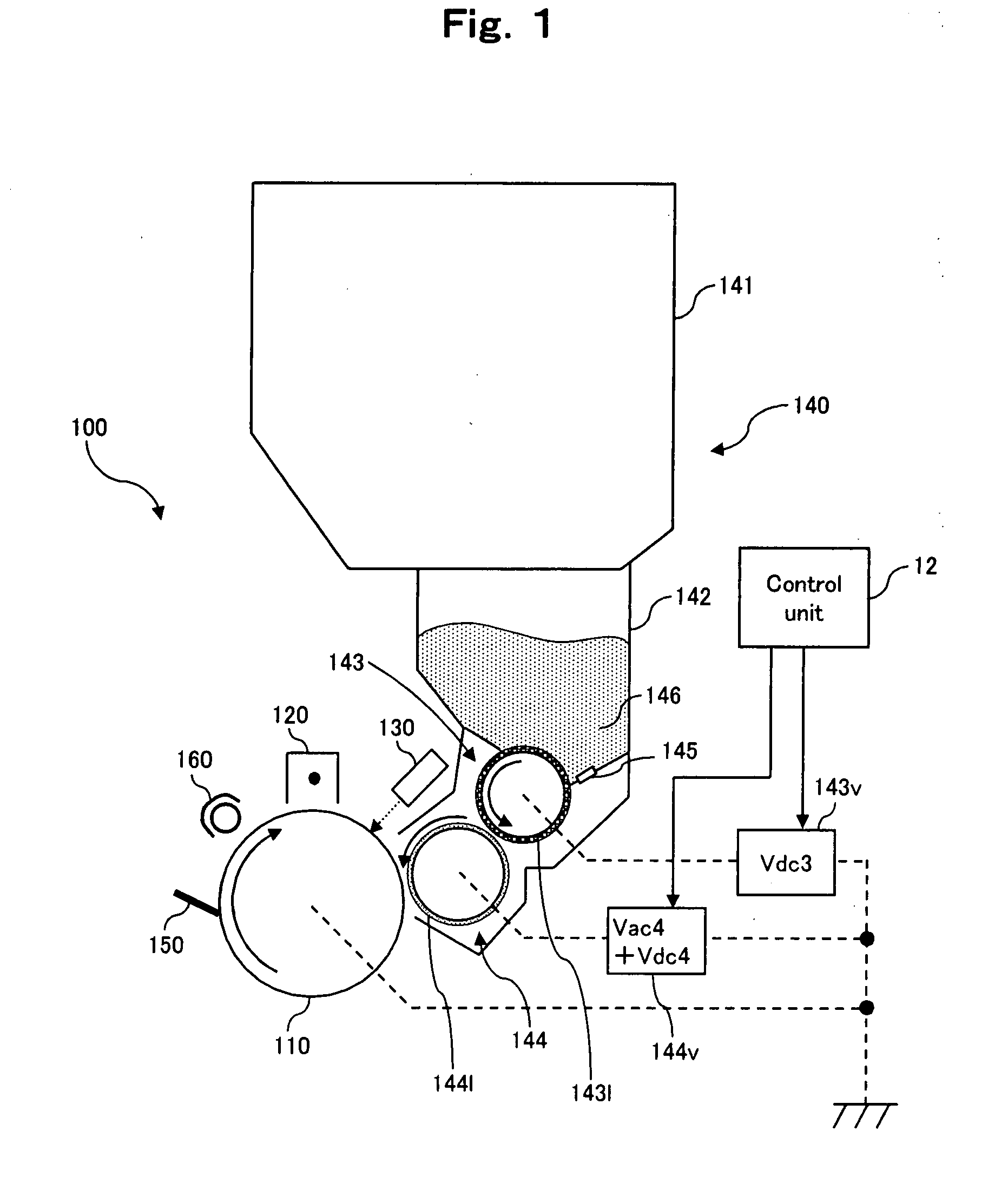 Developing device adjustment method