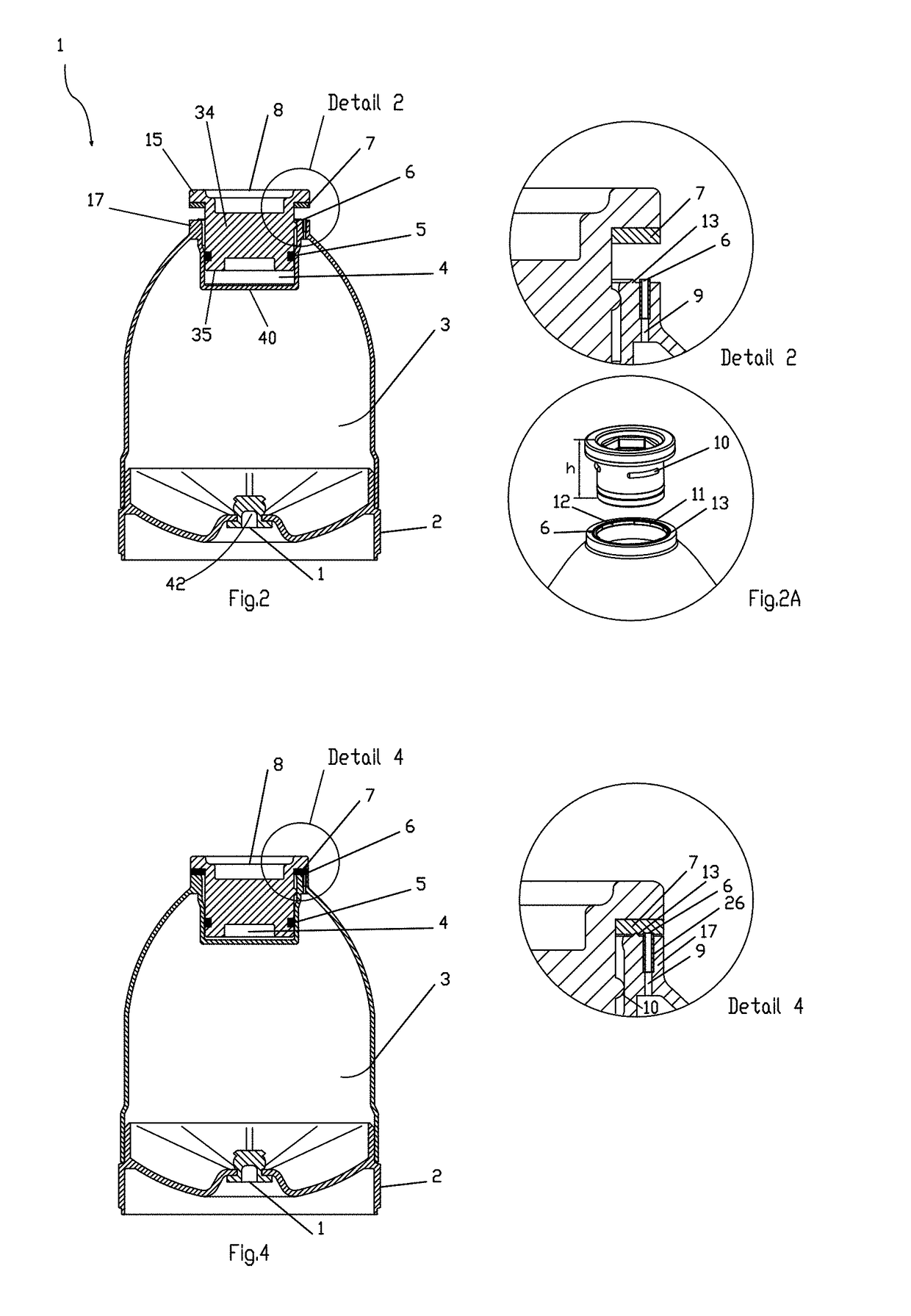 Pressure control device, dispenser comprising said pressure control device and method of manufacturing