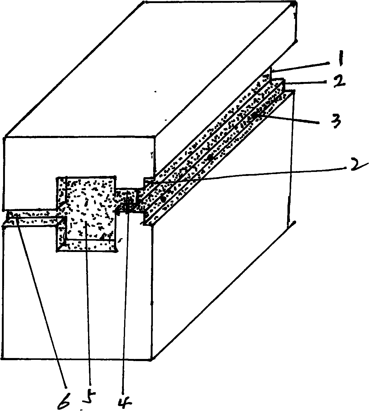 Method for embedding lamps on curb stone