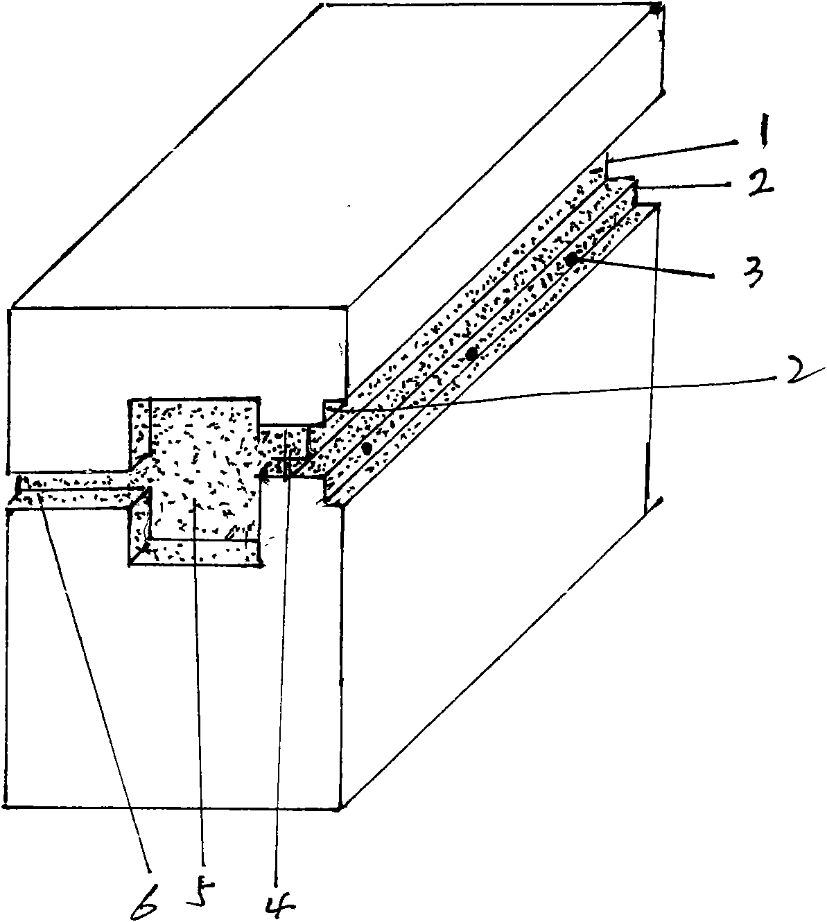 Method for embedding lamps on curb stone