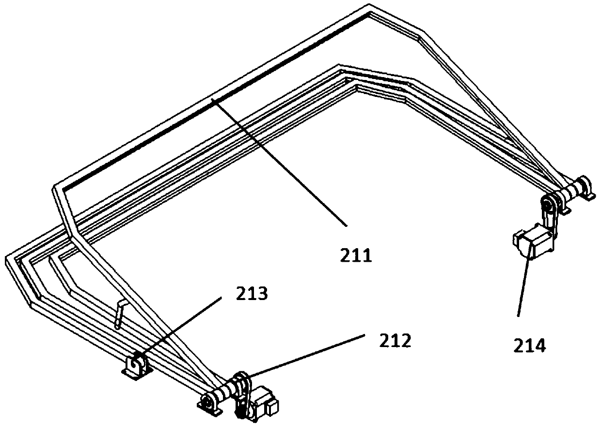 Automatic unfolding ground recovery platform for mooring unmanned aerial vehicle