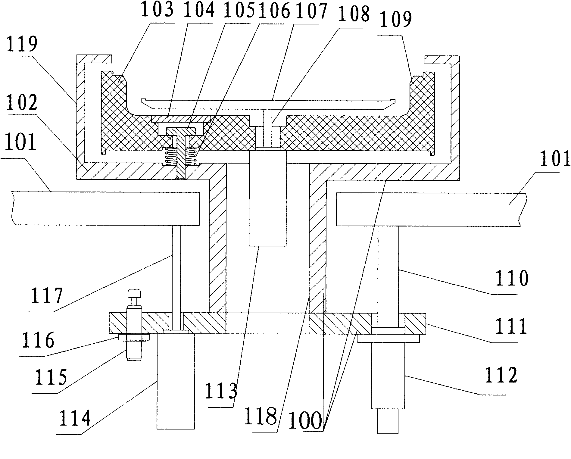 Wafer replacing device used in chemical mechanical polishing equipment