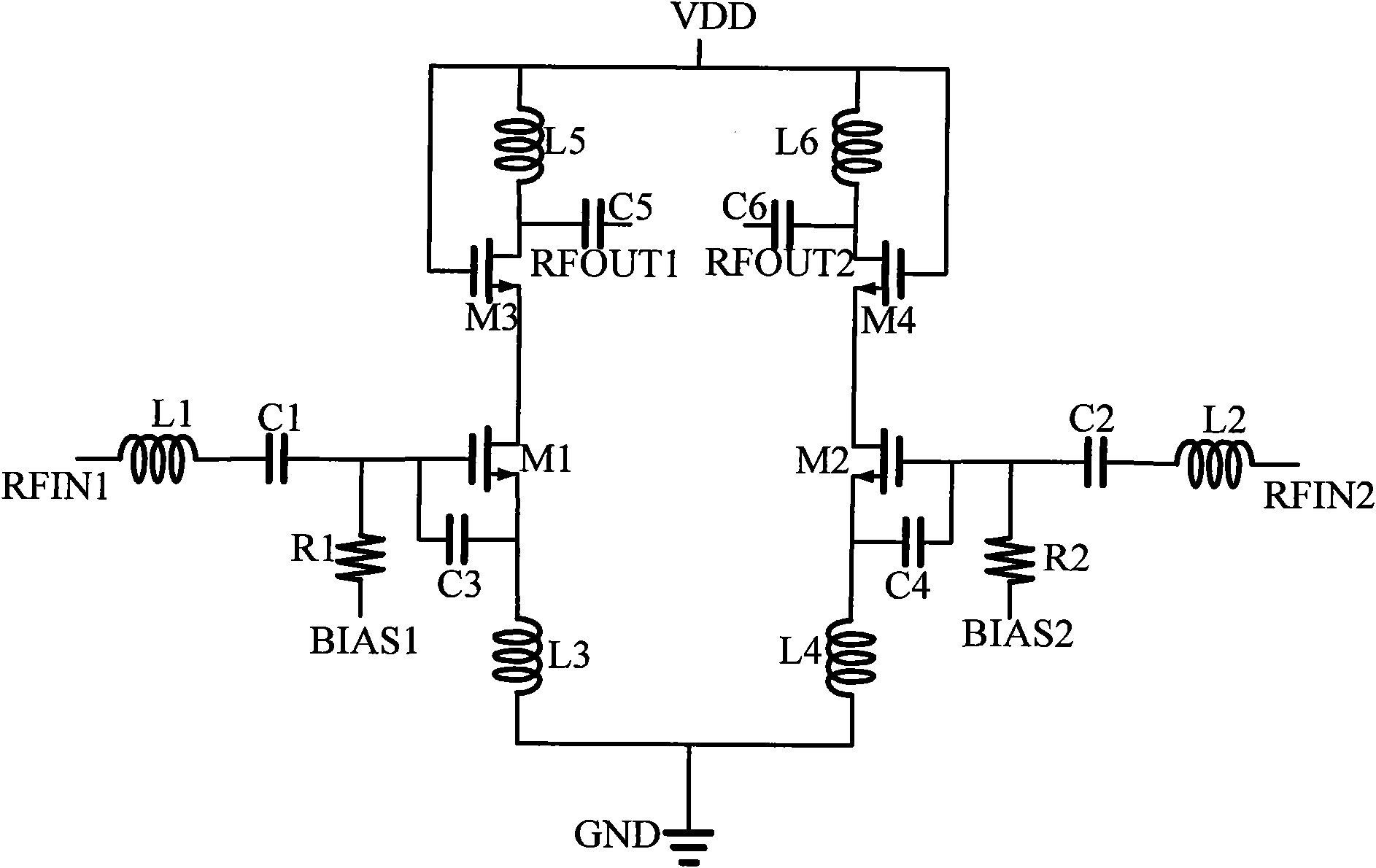 Variable gain low-noise driving amplifier