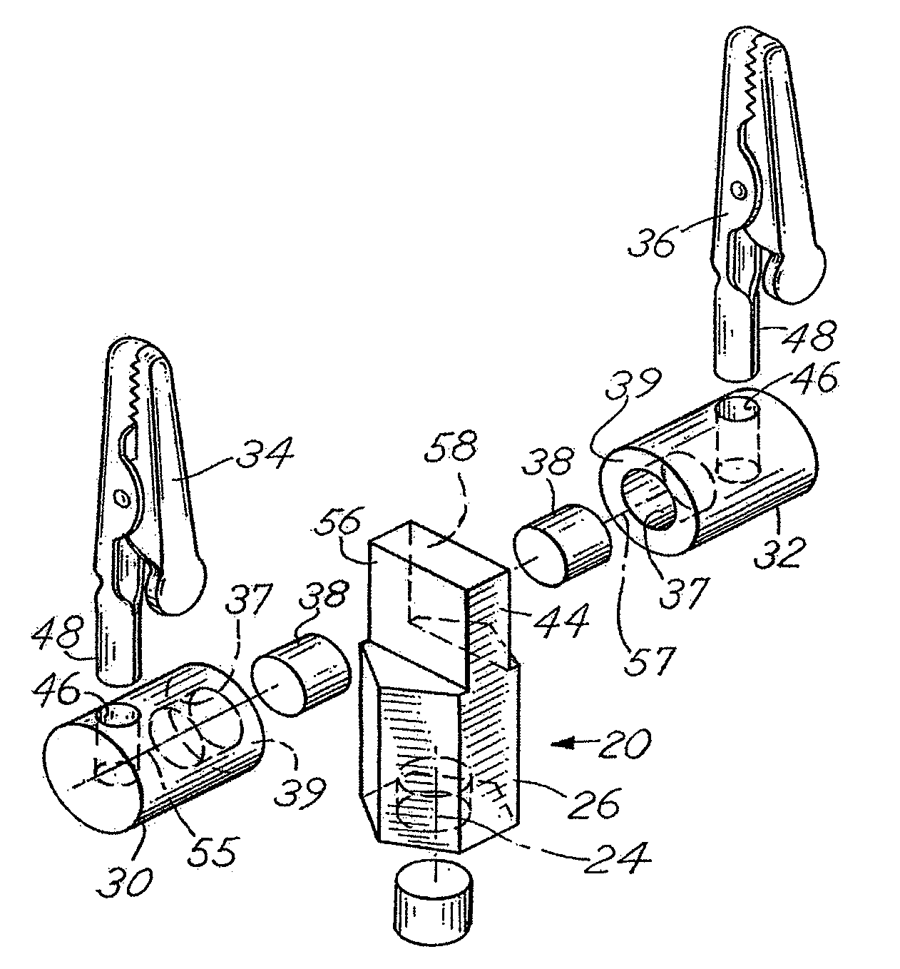 Wire clamping device