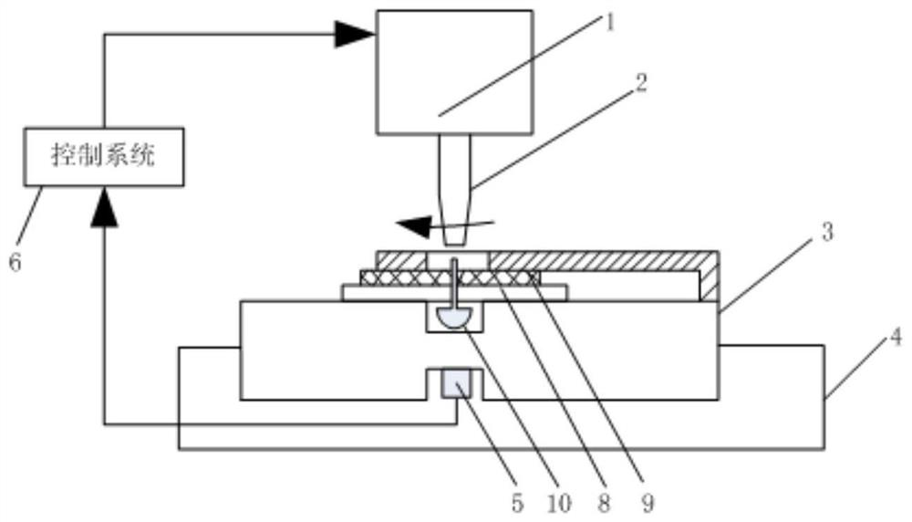 An automatic riveting device suitable for ultra-thin reeds of satellite disc-type conductive slip rings