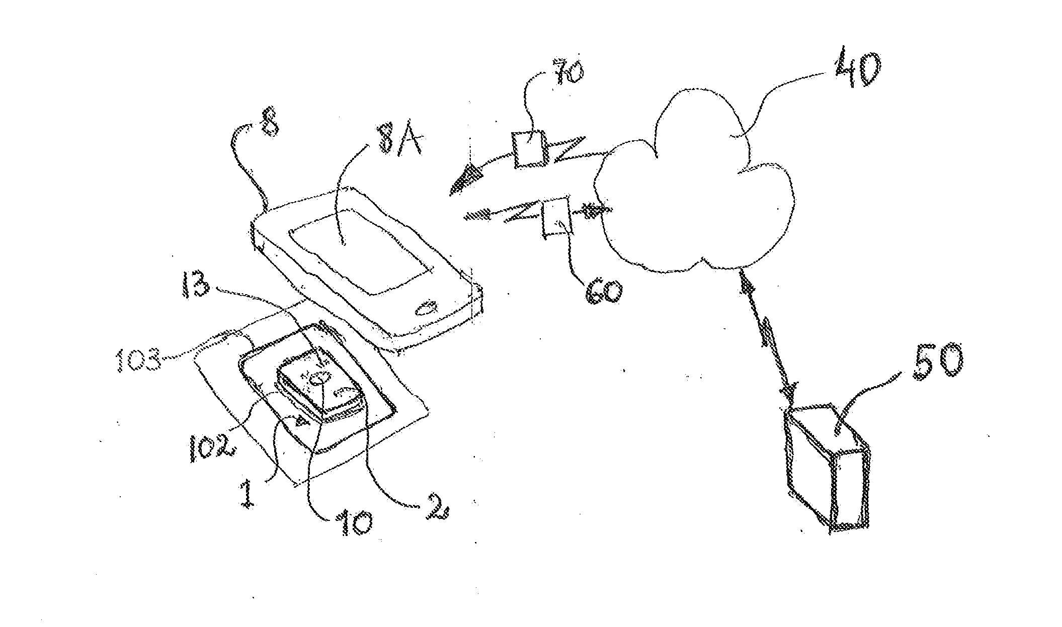 Testing system arrangement and method for testing