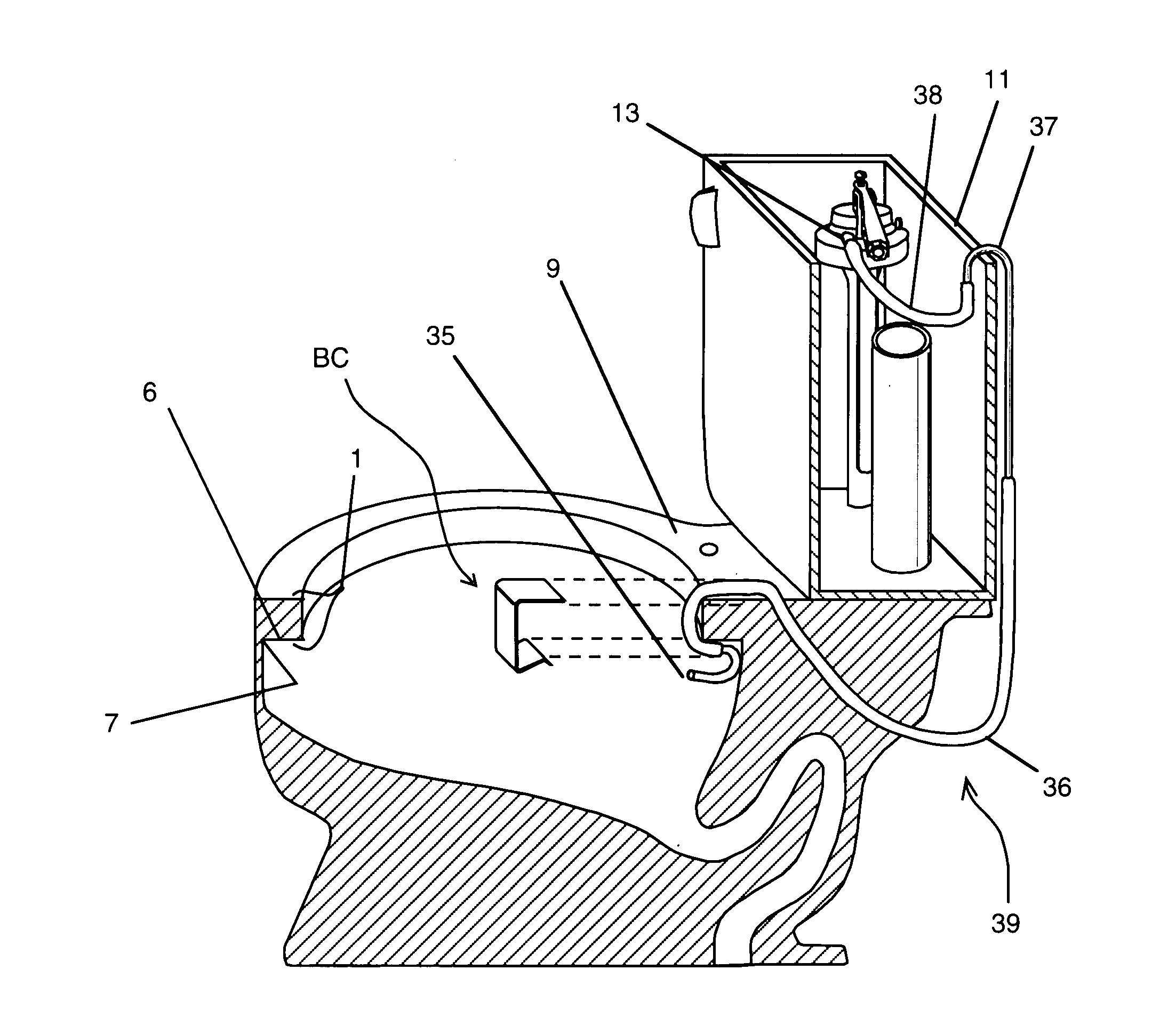 Bidet assembly for toilets