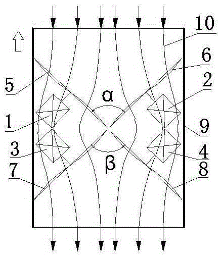 Symmetric double-stage propelling device for ship