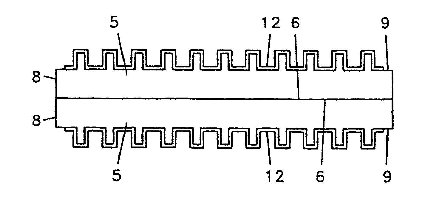 Dielectric actuator or sensor structure and method of making it