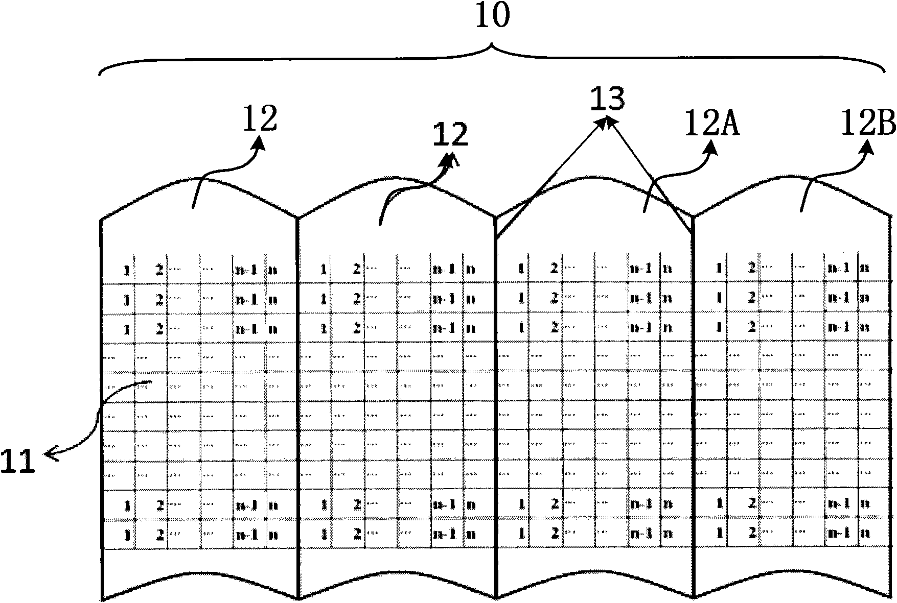 Displaying method of stereoscopic display of lenticular lens grating and the stereoscopic display