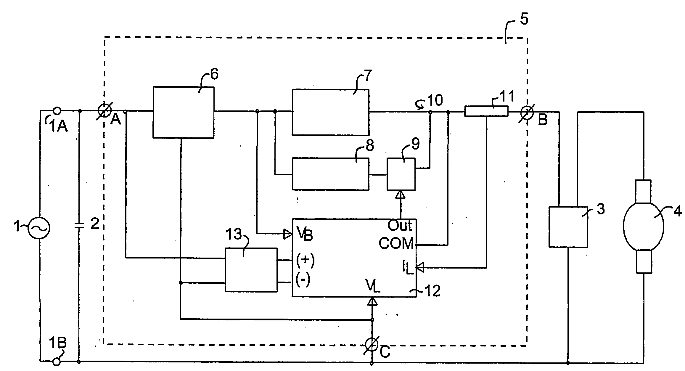 High intensity discharge lamp control