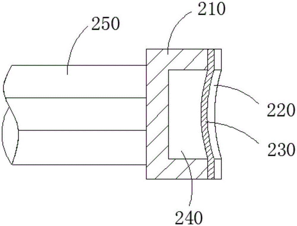 Optical fiber sensing probe and preparation method