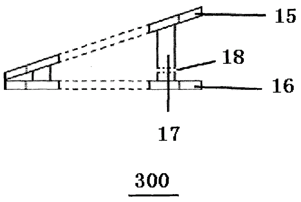 Step-type slope protection grass planting brick die