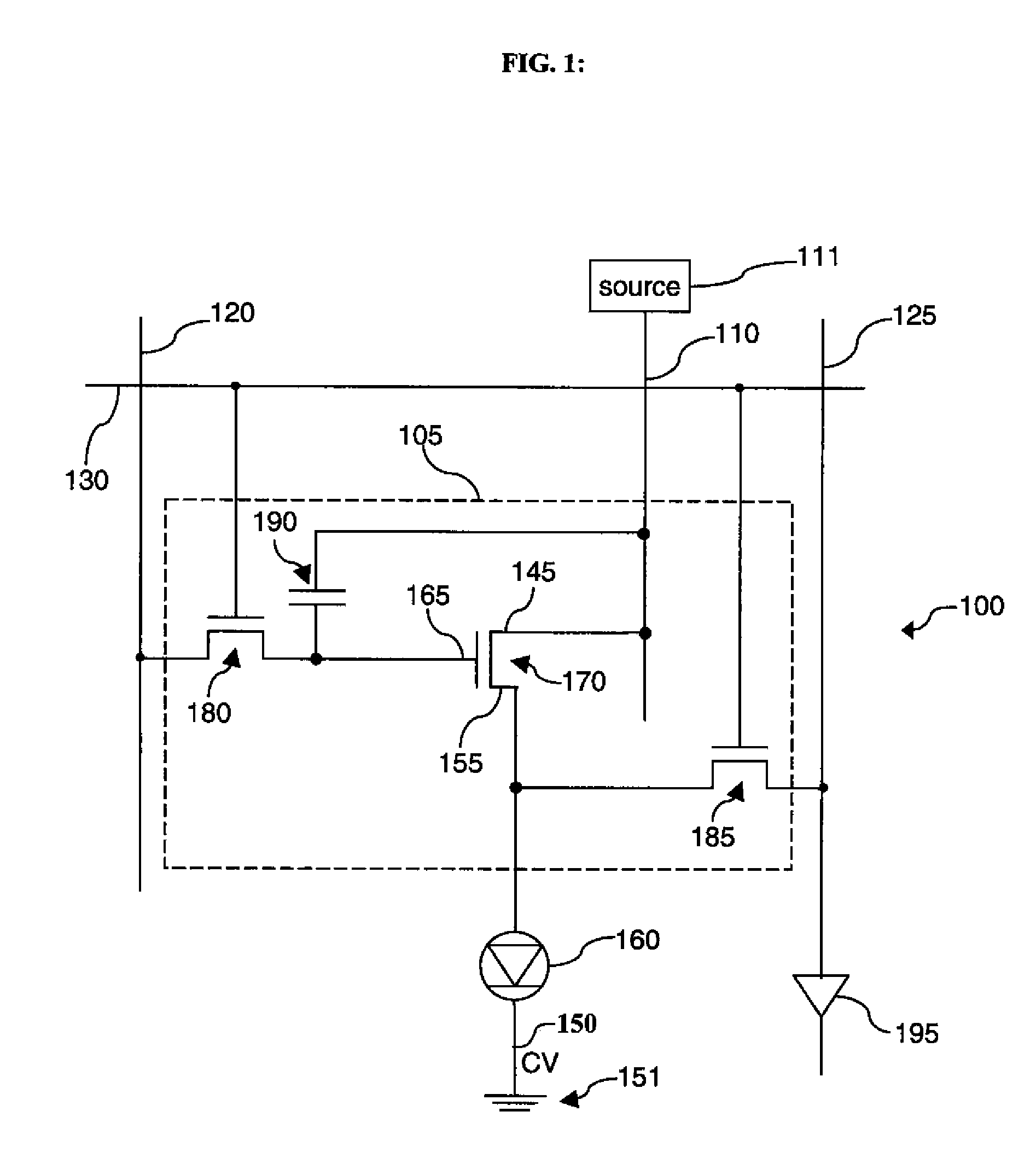 Compensation scheme for multi-color electroluminescent display