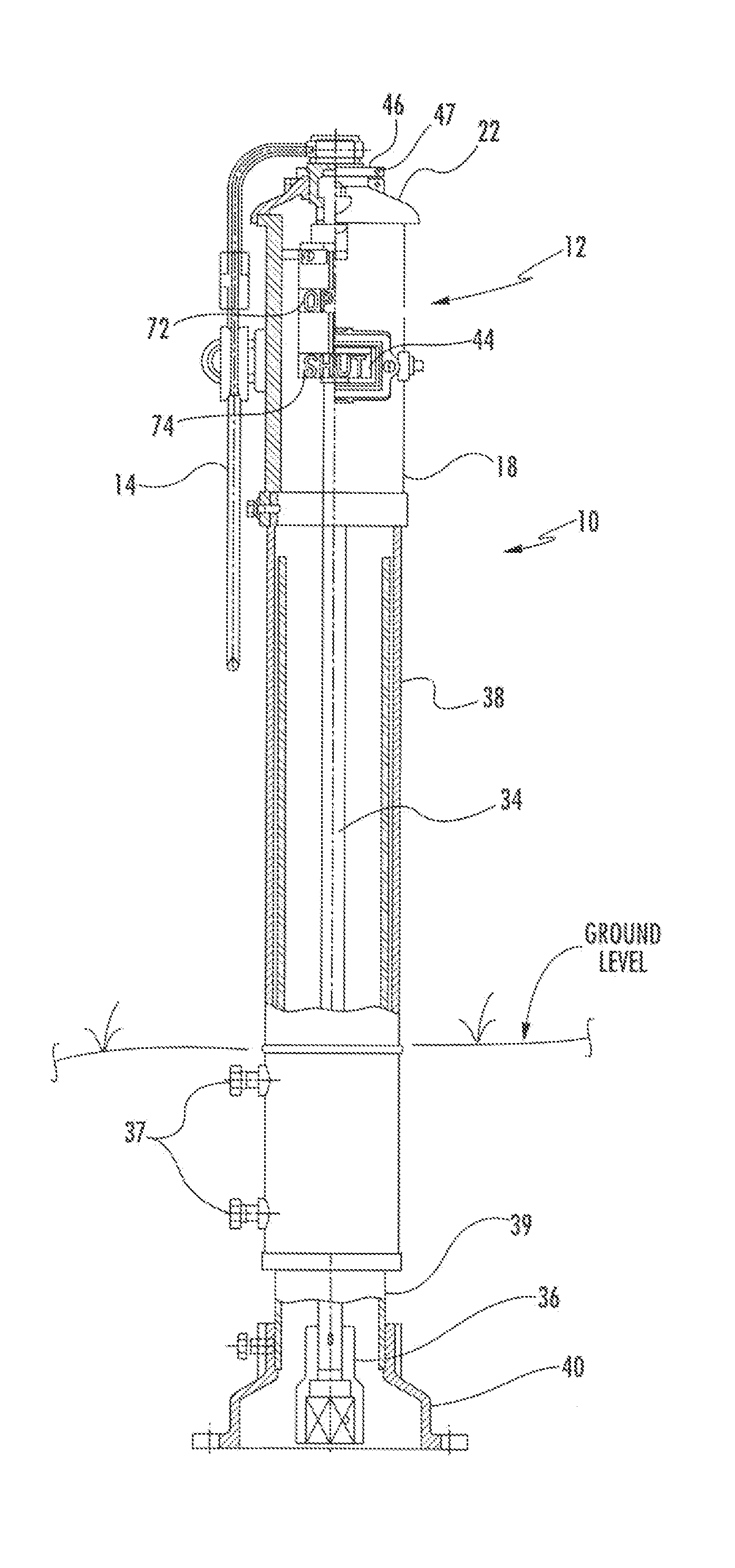 Universal indicator post