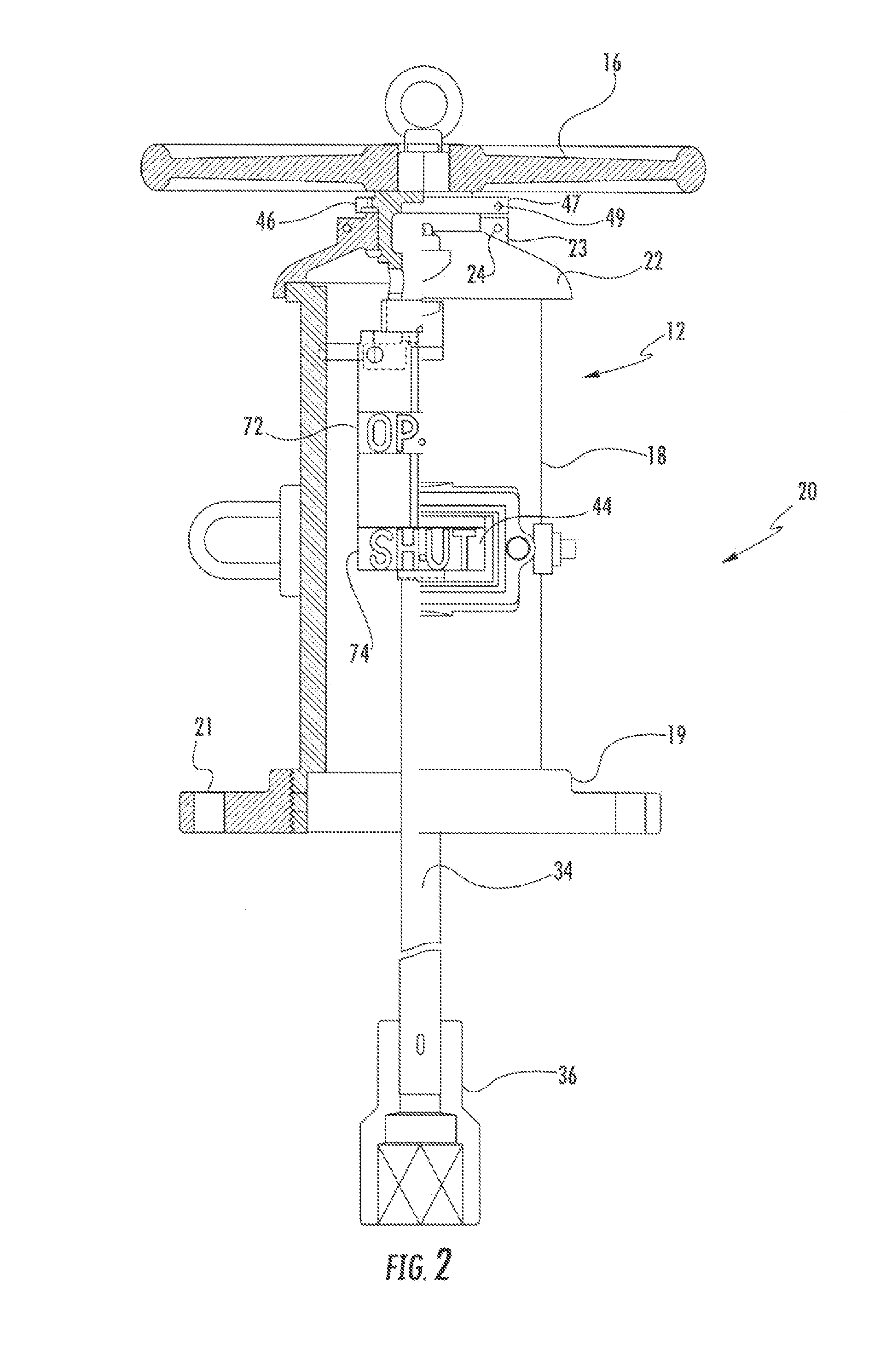 Universal indicator post