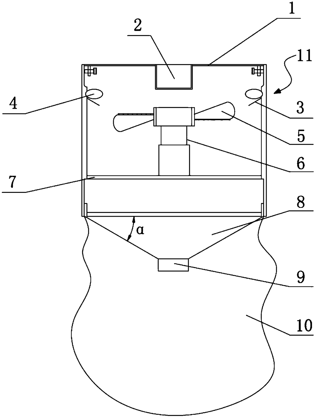 Plodia interpunctella trap