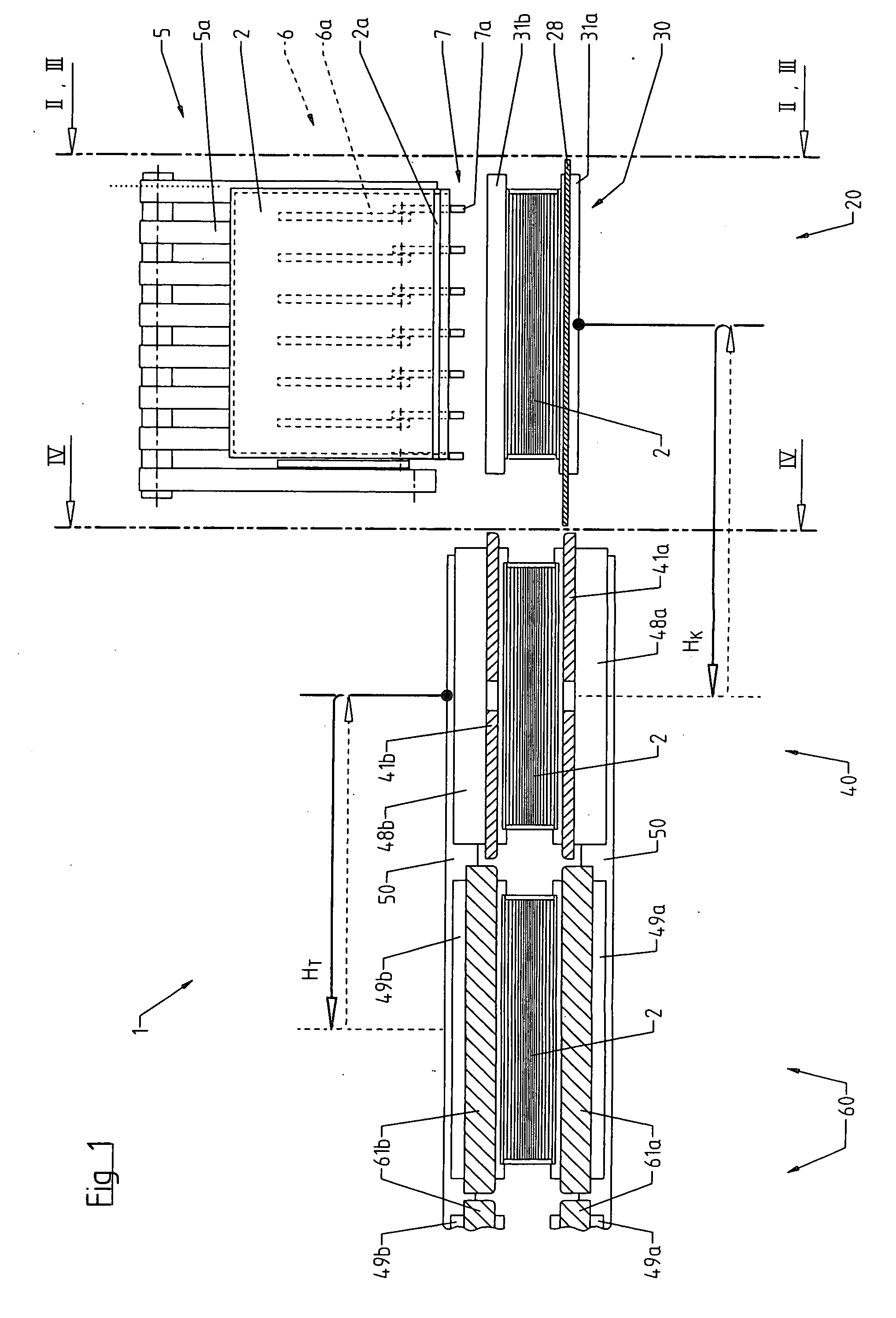 Binding-in and pressing machine