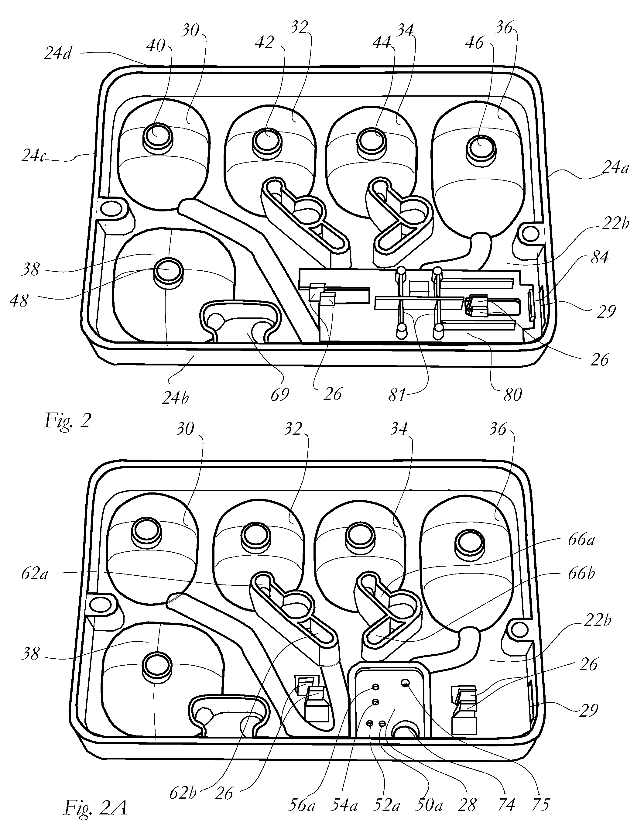 Disposable cassette and method of use for blood analysis on blood analyzer