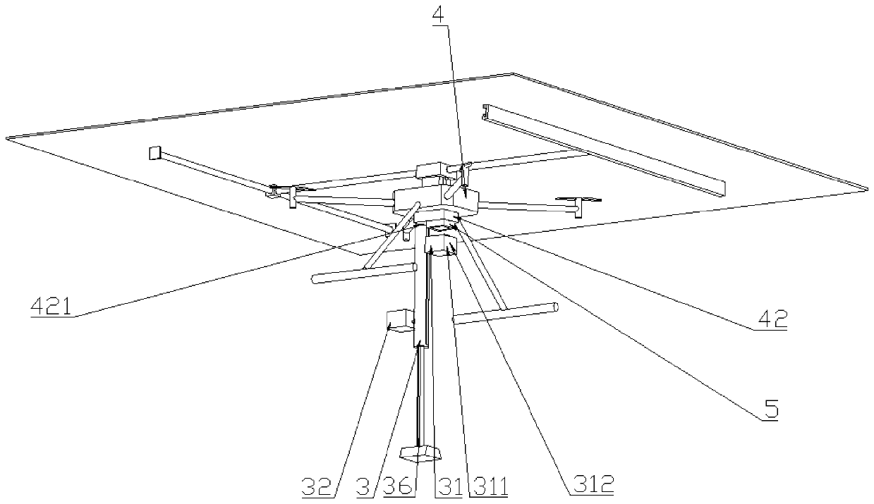 Intelligent unmanned aerial vehicle hangar based on automatic battery replacing device