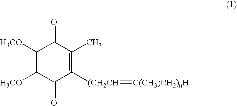 Composition comprising coenzyme q10