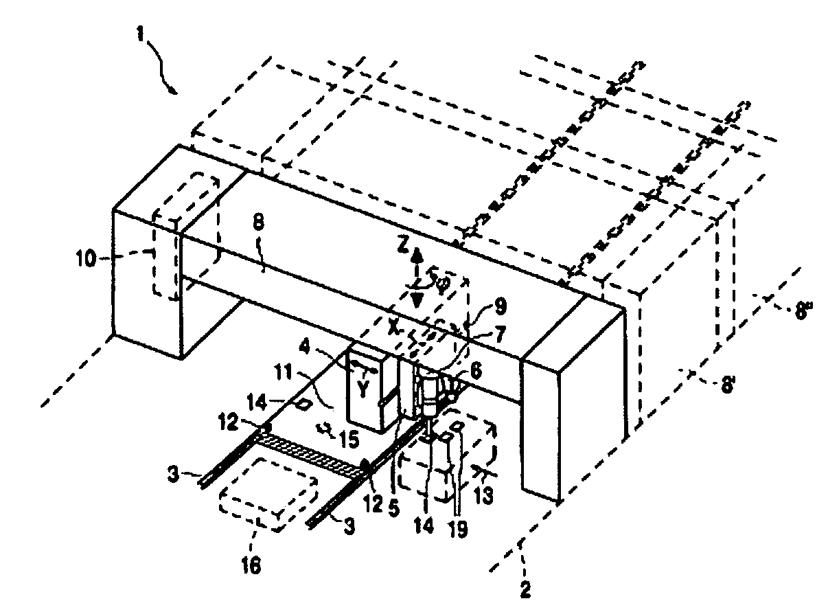 Method and system for placing components by means of at least one component placement unit