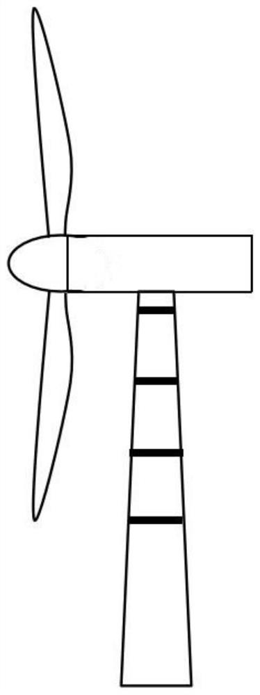 Device and method for monitoring inherent frequency of tower drum of large-megawatt wind turbine generator