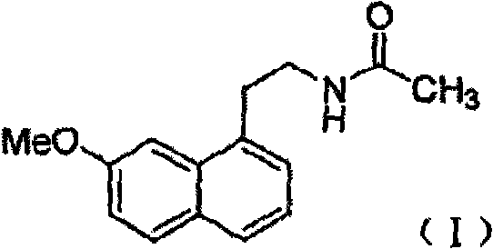 Preparation method of agomelatine I crystal form