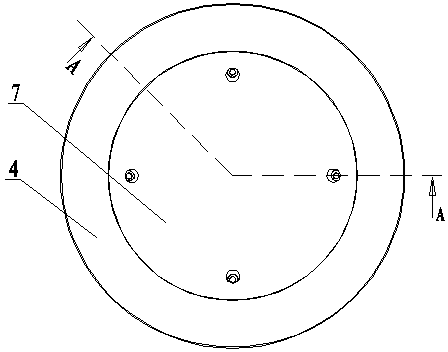 Machining device for seal ring annular seats of pressure steam sterilizers