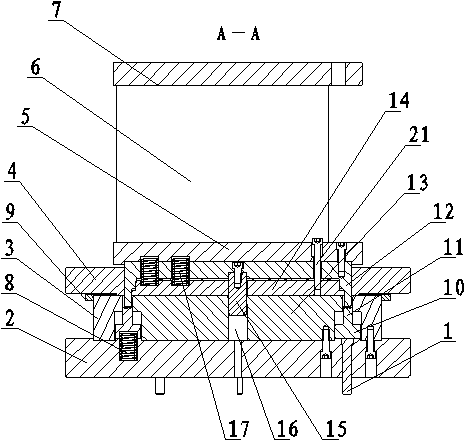 Machining device for seal ring annular seats of pressure steam sterilizers