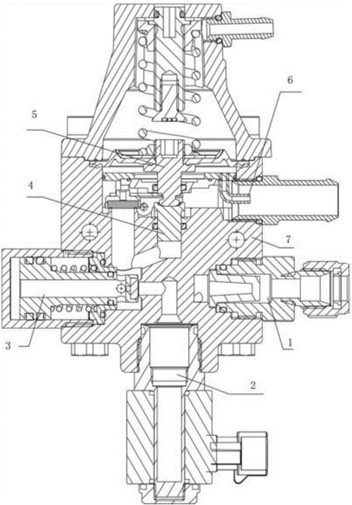 Energy-saving automotive CNG pressure reducer