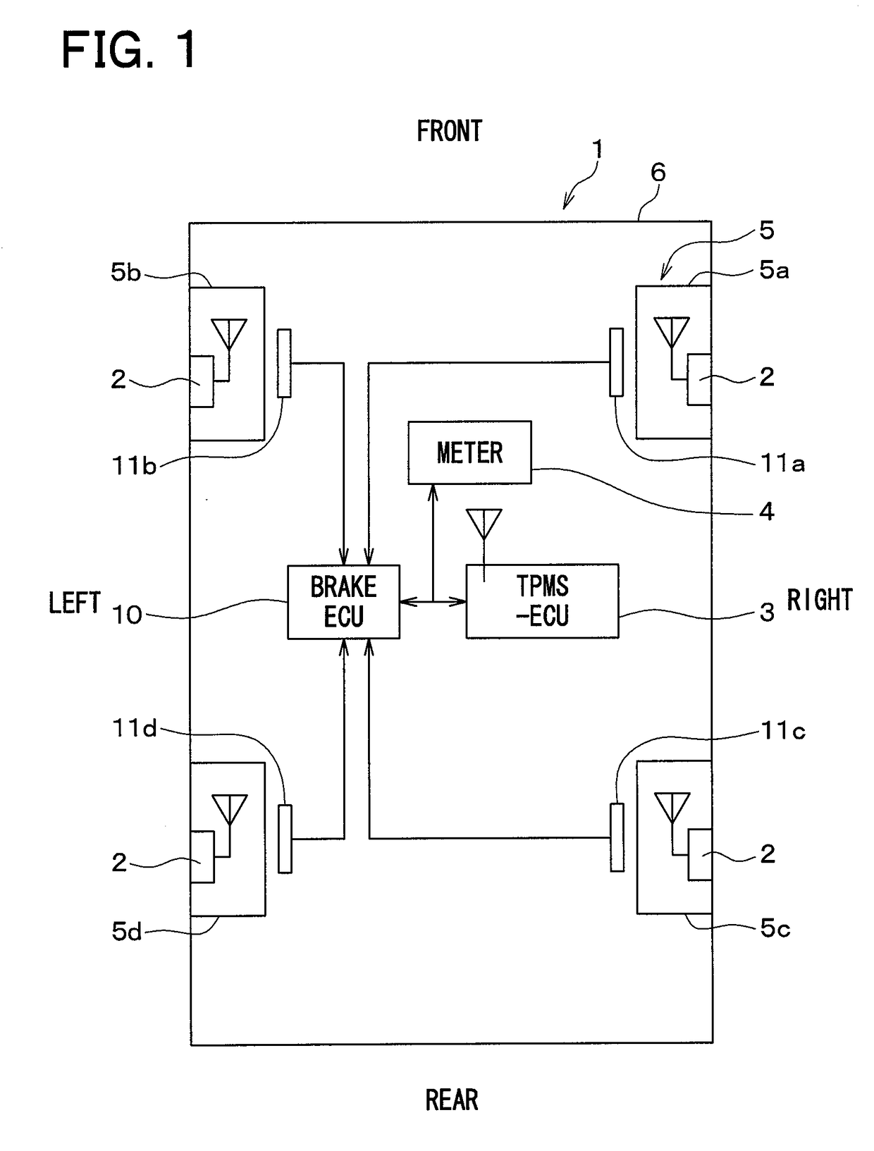 Wheel position detection device and tire-pressure detection system equipped with same