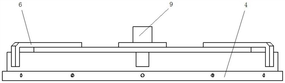 Sapphire window grinding and polishing device and clamping jig thereof