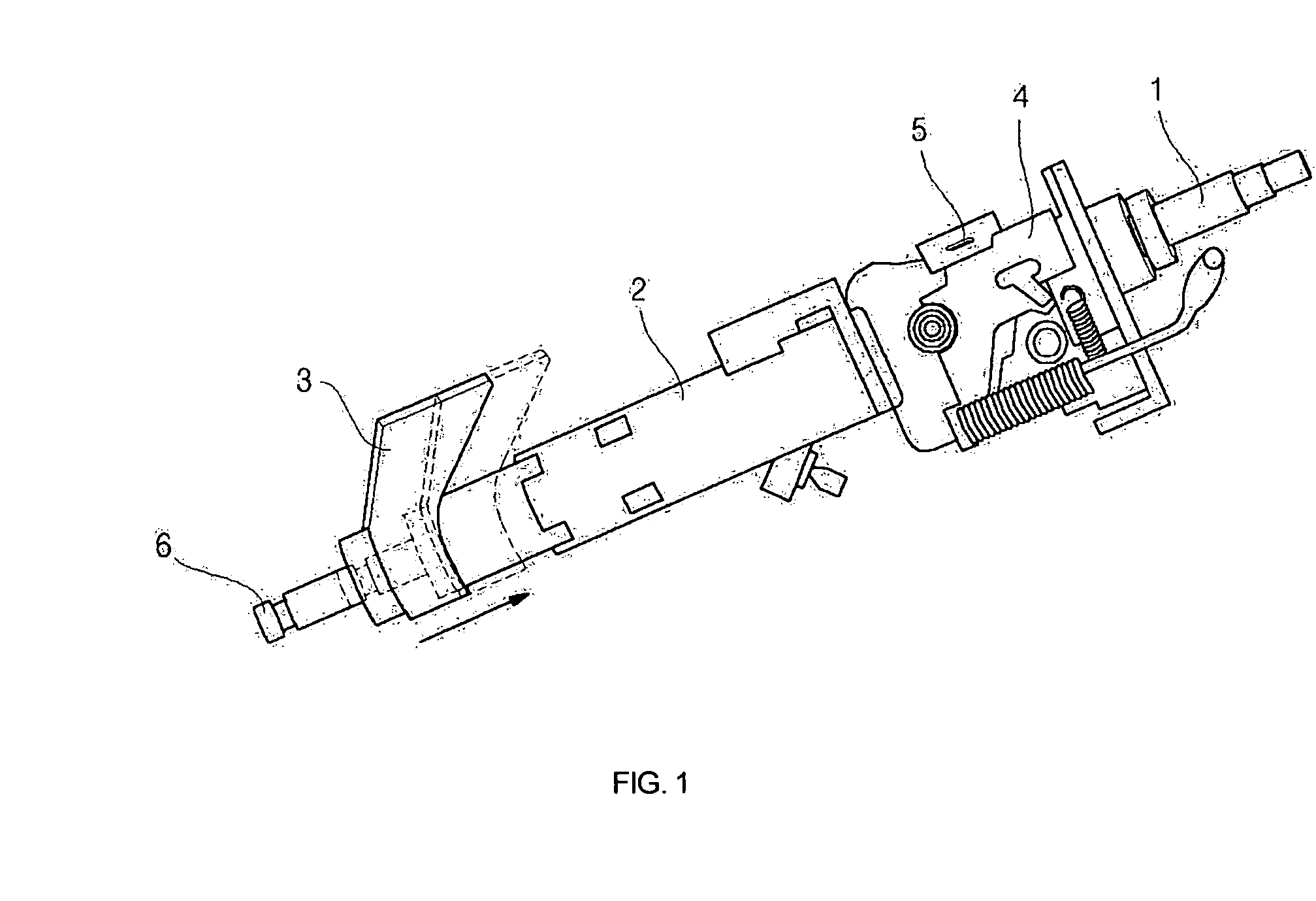 Impact absorbing device for steering column of vehicle