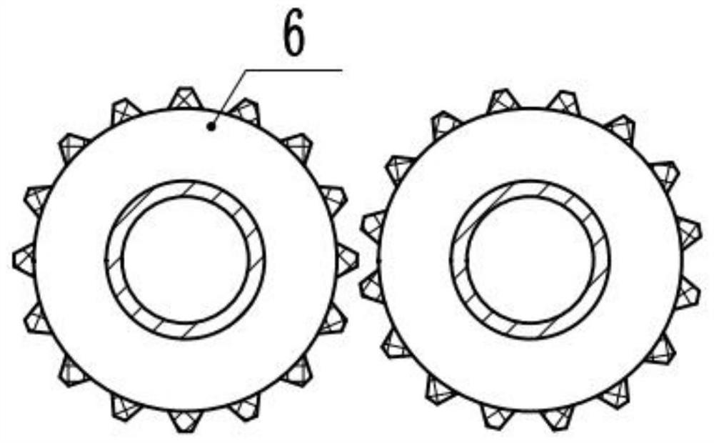 Building rubbish recovering treatment device