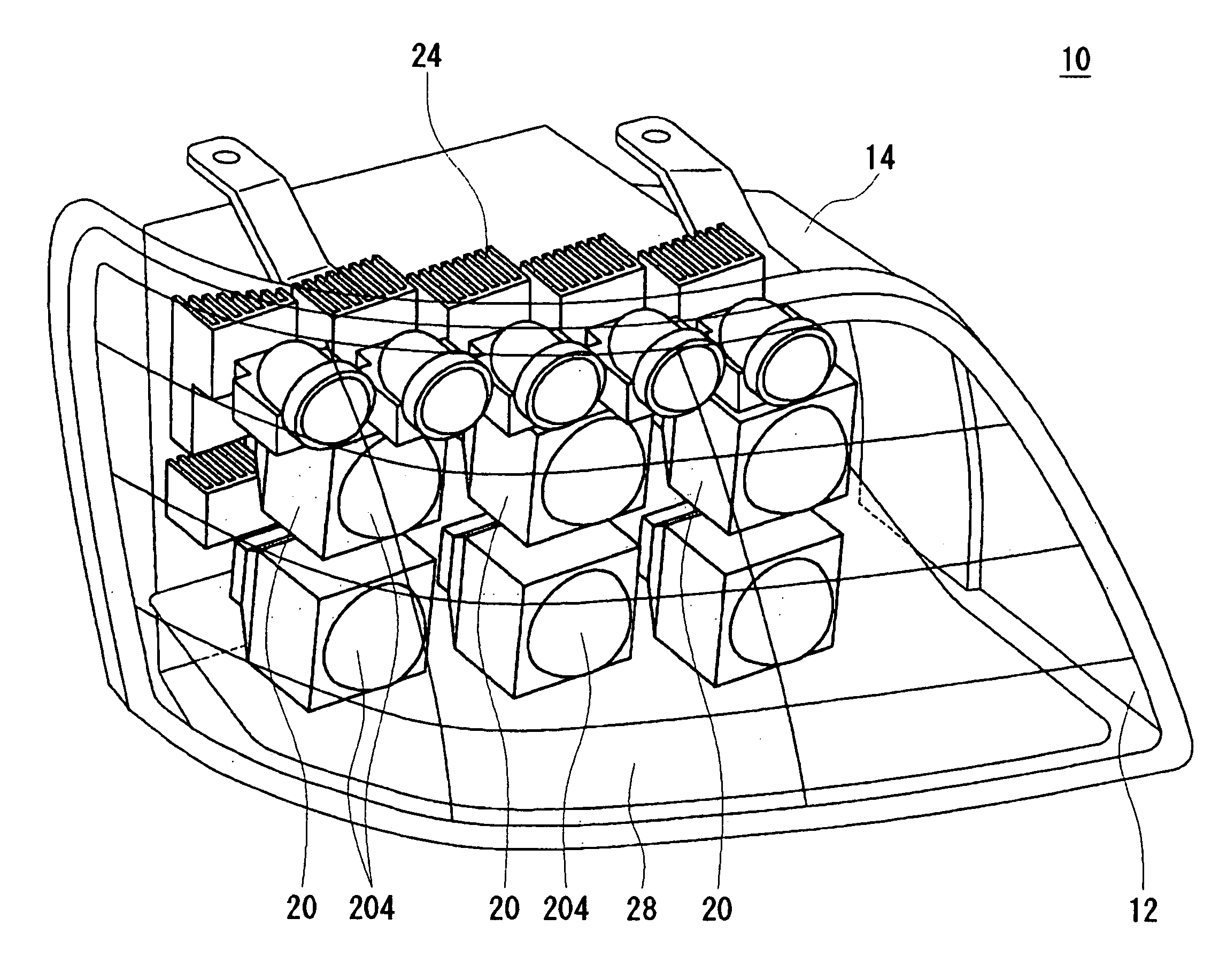 Vehicular lamp, cold cathode fluorescent lamp lighting apparatus, and cold cathode fluorescent lamp lighting method