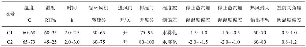 A kind of rapid solidification and drying process of negative raw electrode plate