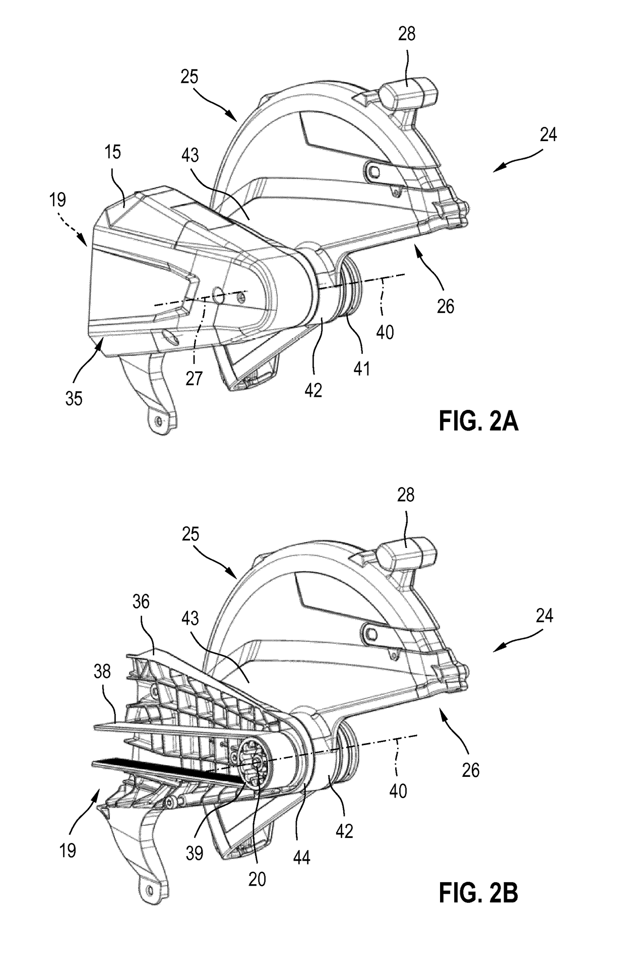 Handheld, hand-guided cutting-off machine