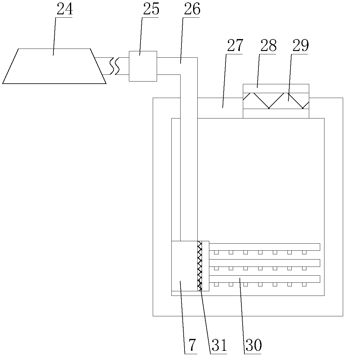 High-efficiency circuit board welding robot with flue gas purification function