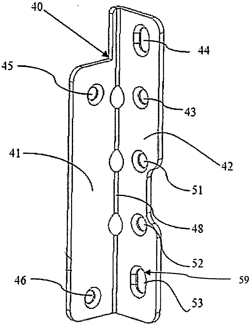 Adjusting mechanism and household appliance comprising same